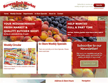 Tablet Screenshot of berwynfruitmarket.com